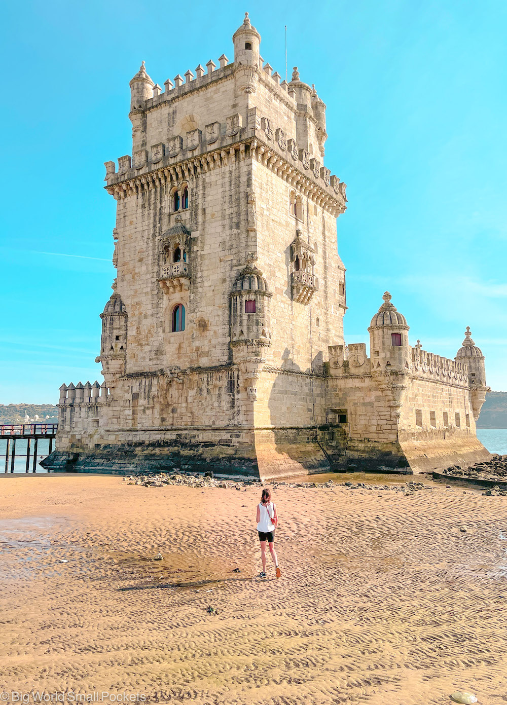 Portugal, Lisbon, Me at Belem Tower