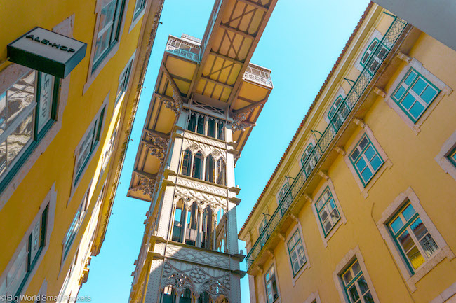 Portugal, Lisbon, Santa Justa Lift