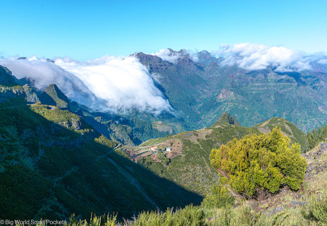 Madeira, Mountains, Clouds