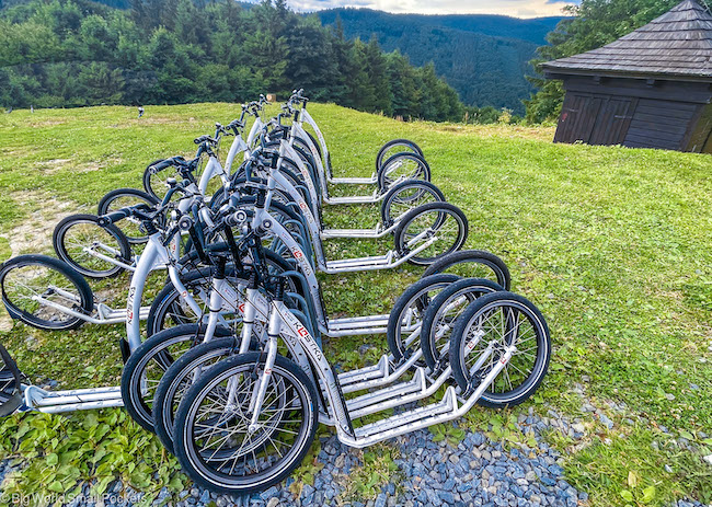 Czechia, Pustevny, Step Bikes