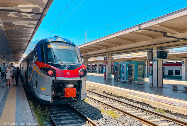 Italy, Sicily, Palermo Train