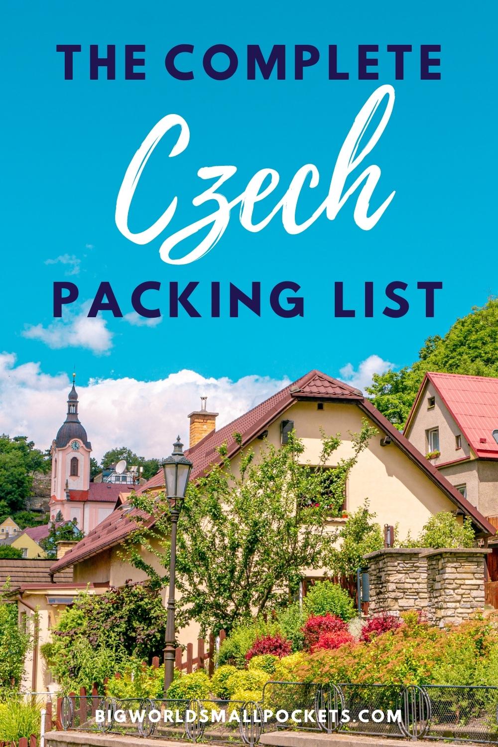 Ultimate Czech Packing List