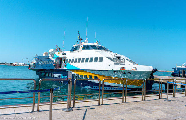 Sicily, Trapani Port, Favignana Ferry