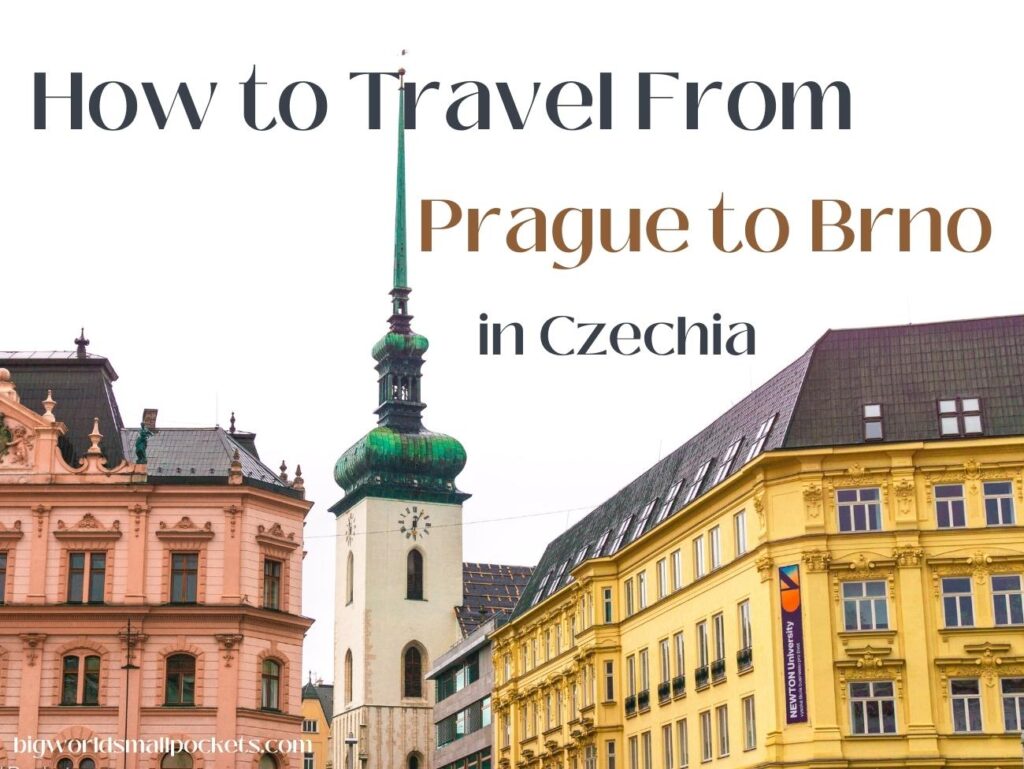 How to Travel from Prague to Brno