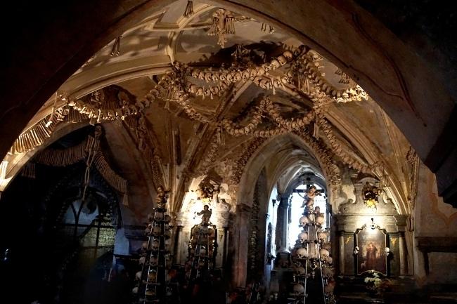 Inside of Church, Skeletons
