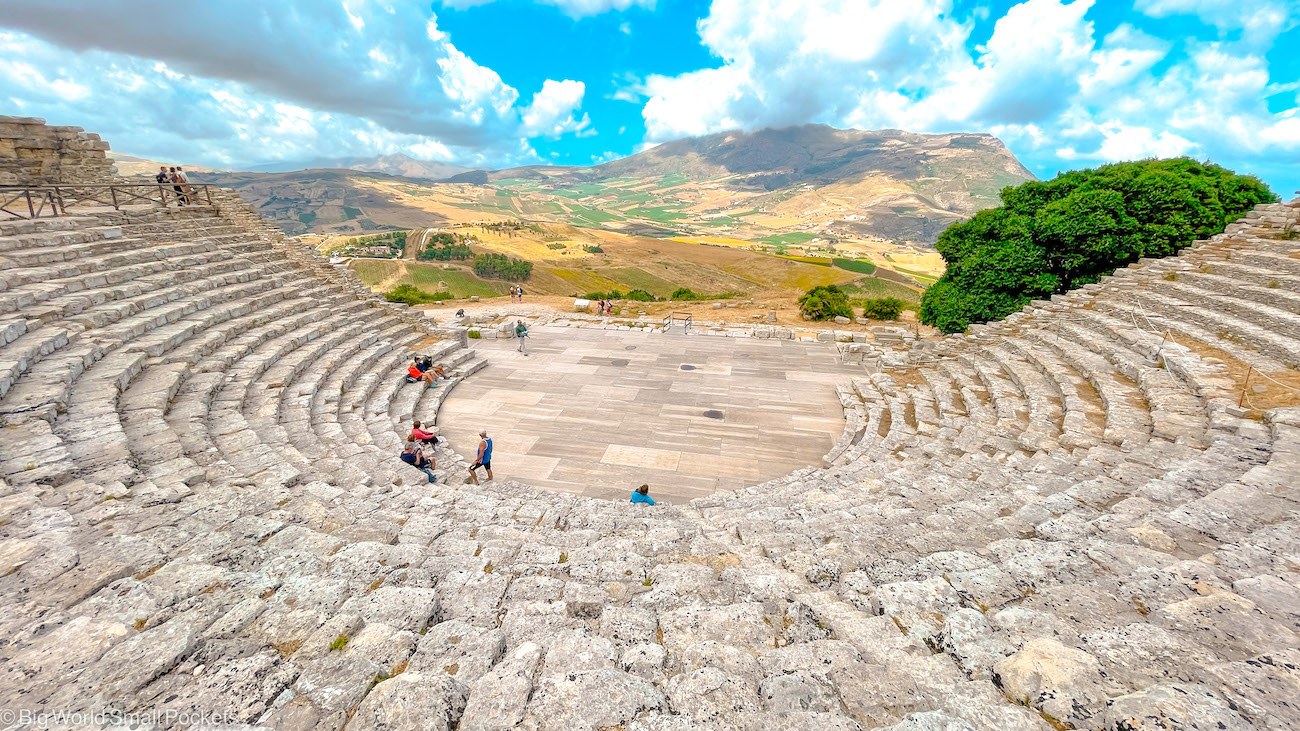 Italy, Sicily, Ancient Greek Amphitheatre
