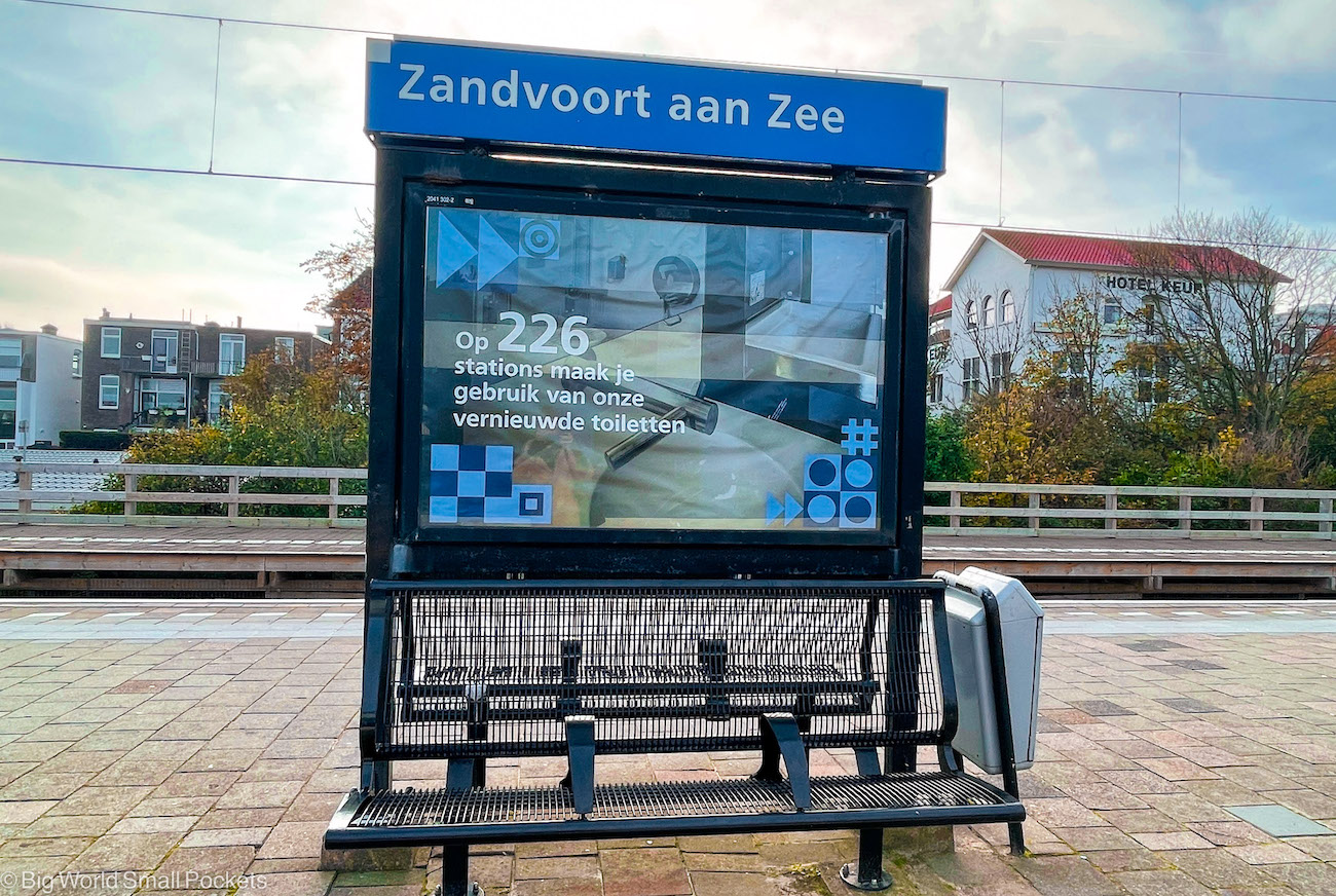 Netherlands, Zandvoort, Train Station