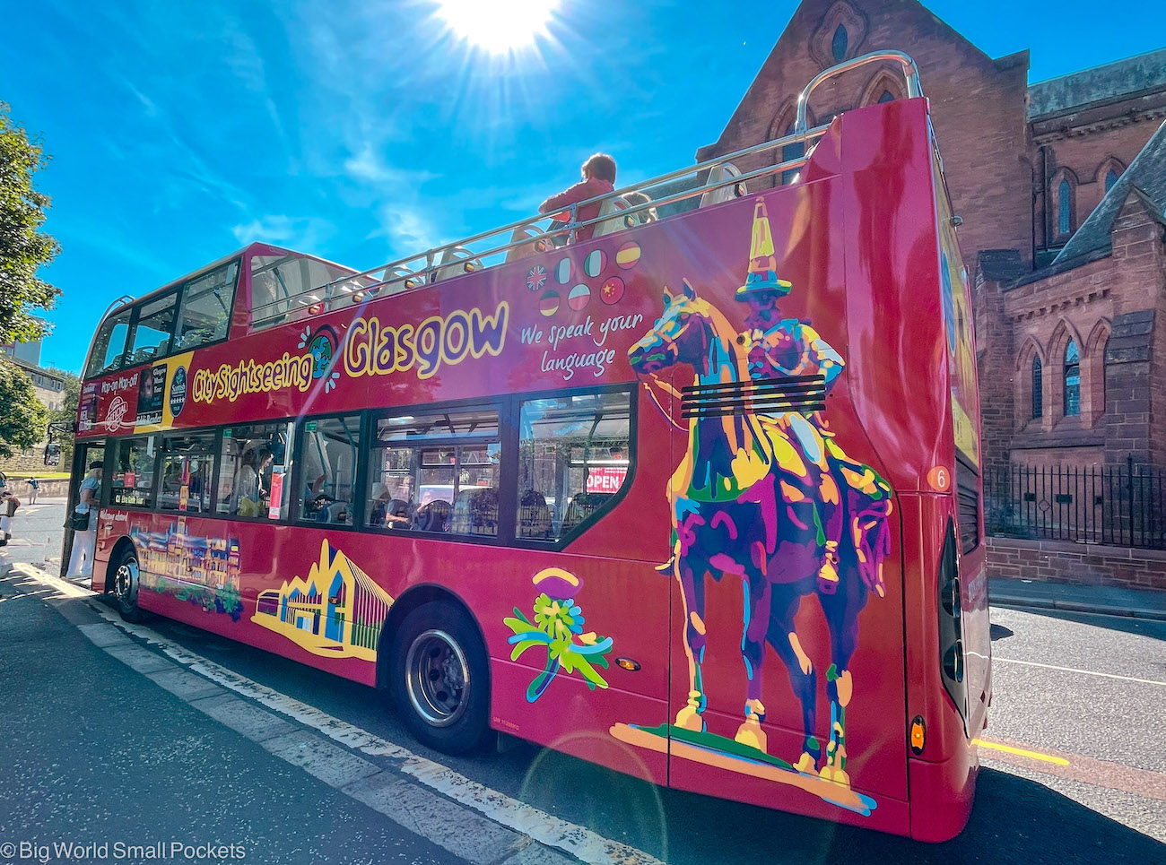 Scotland, Glasgow, City Sightseeing Bus