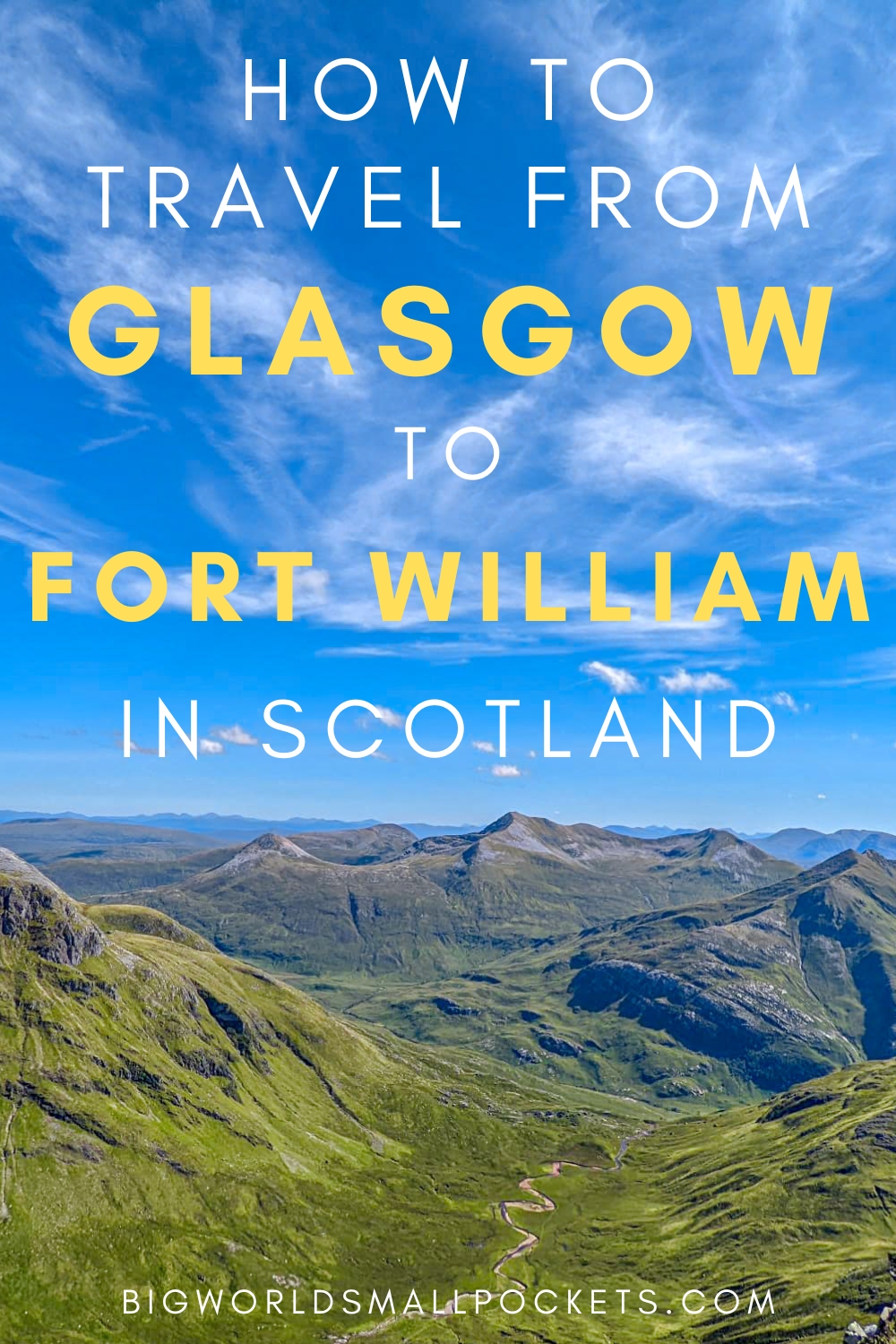 How to Travel from Glasgow to Fort William in Scotland
