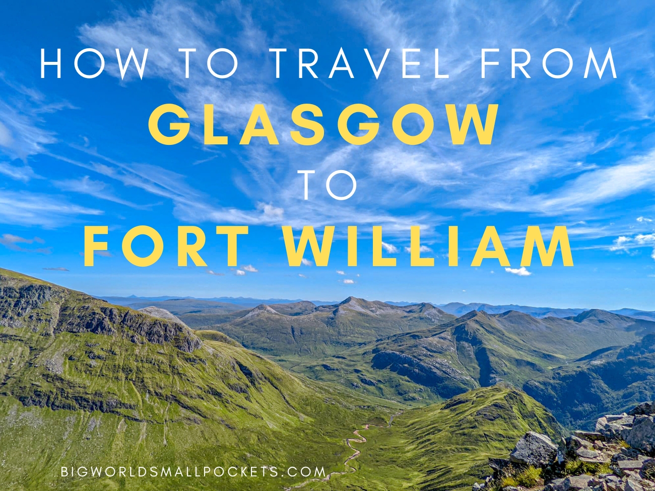 travel from fort william to glasgow