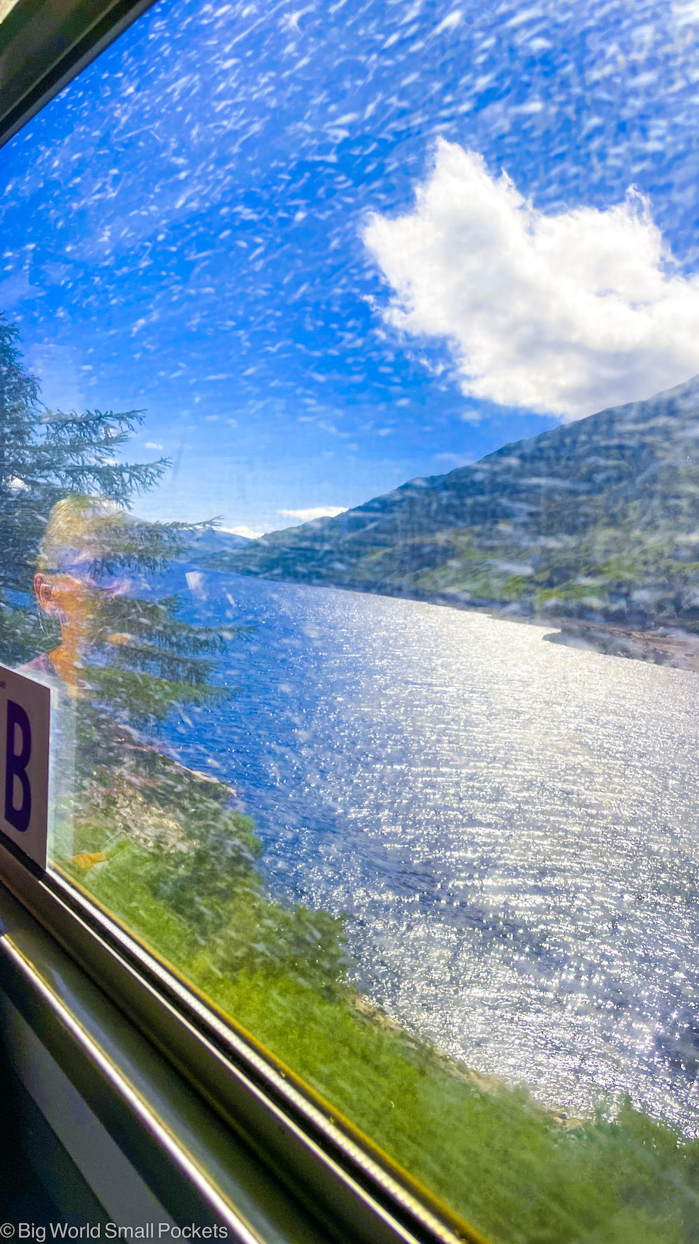 Scotland, Glasgow to Fort William, Train Views