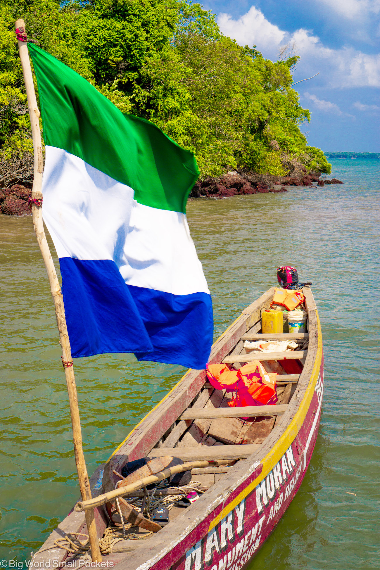 Sierra Leone, Boat, Flag