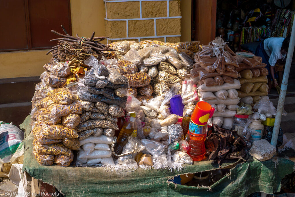 Sierra Leone, Freetown, Market Stall
