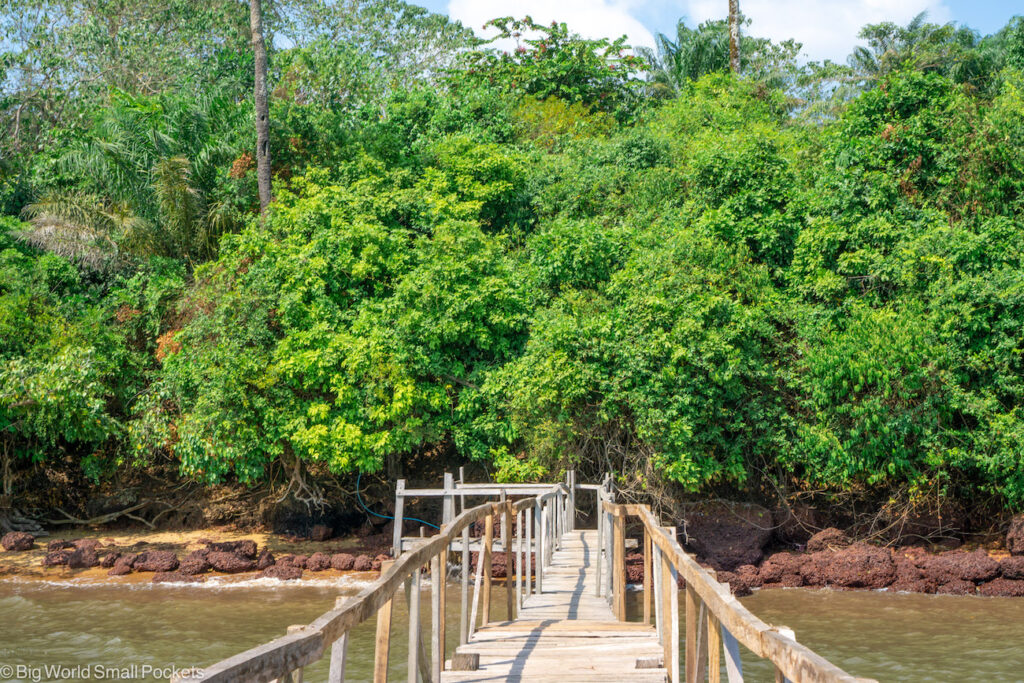 Sierra Leone, Tasso Island, Bridge