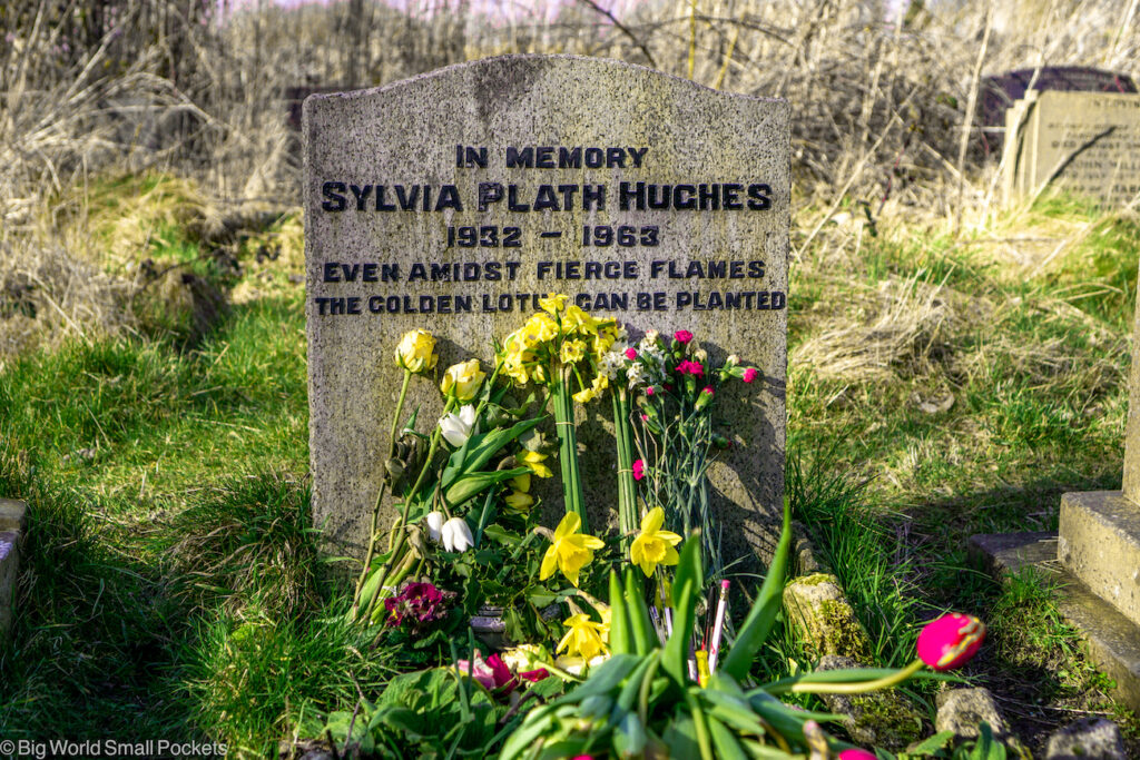 Calder Valley, Heptonstall, Sylvia Plath Grave