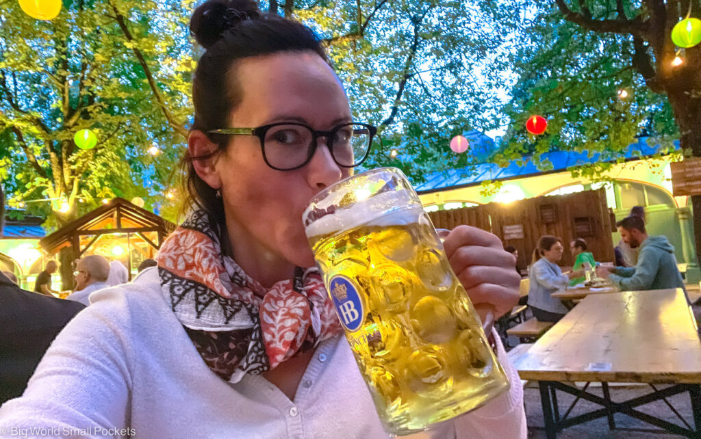 Munich, Beer Garden, Me & Beer