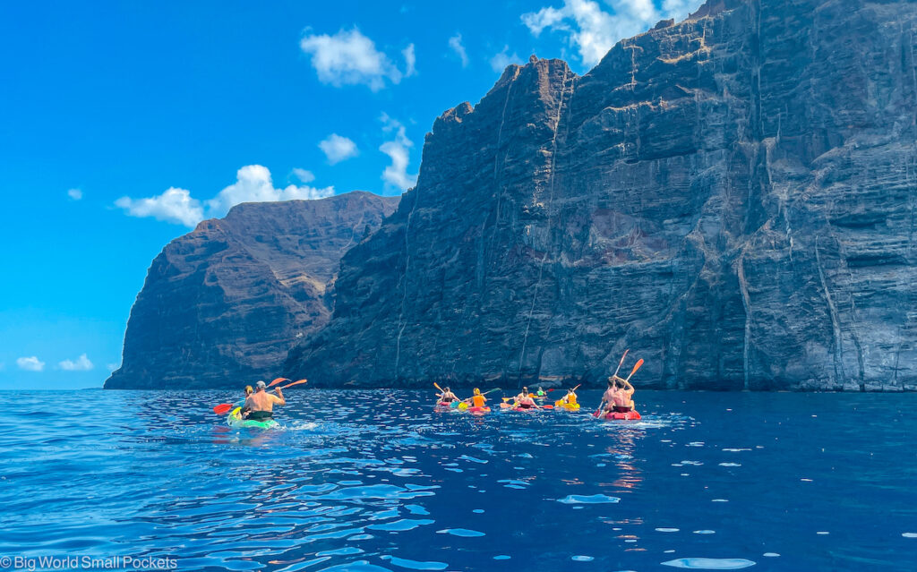 South Tenerife, Los Gigantes, Kayaking