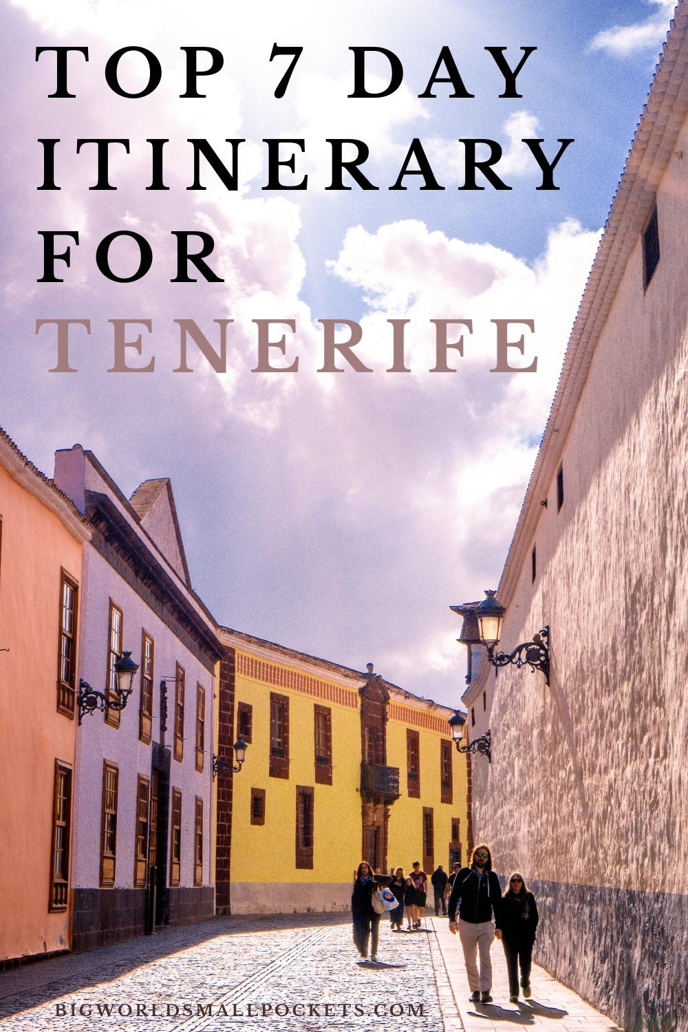 Best 1 Week Tenerife Itinerary