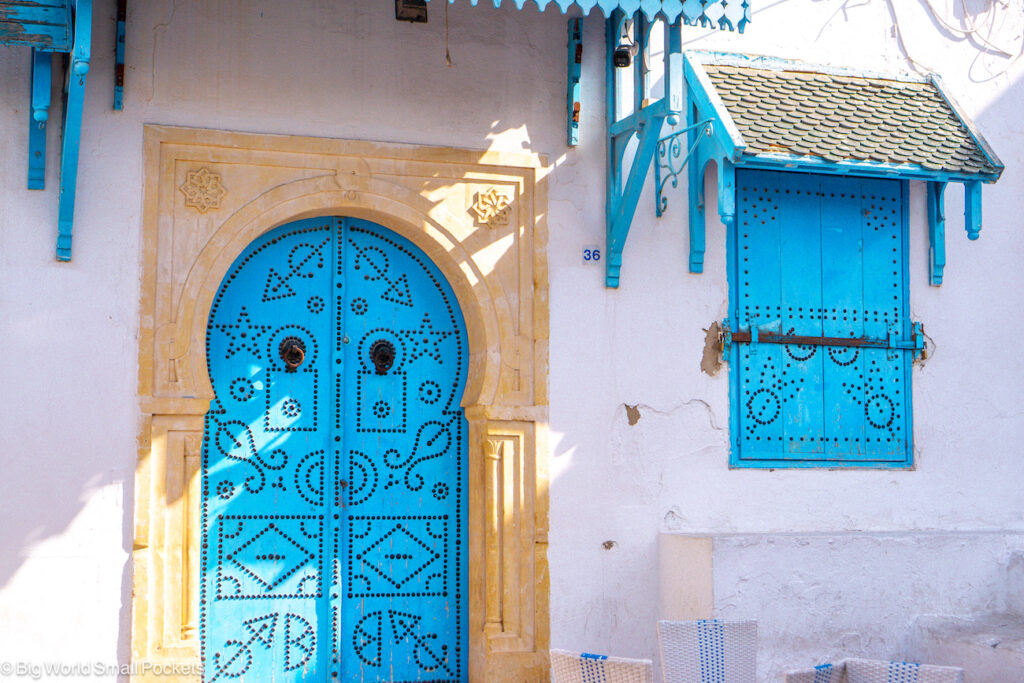 Tunisia, Sidi Bou Said, House Front