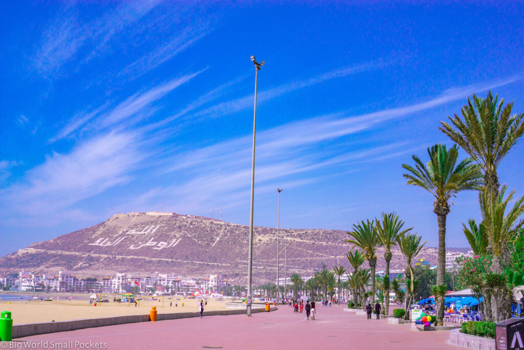 Morocco, Agadir, Promenade