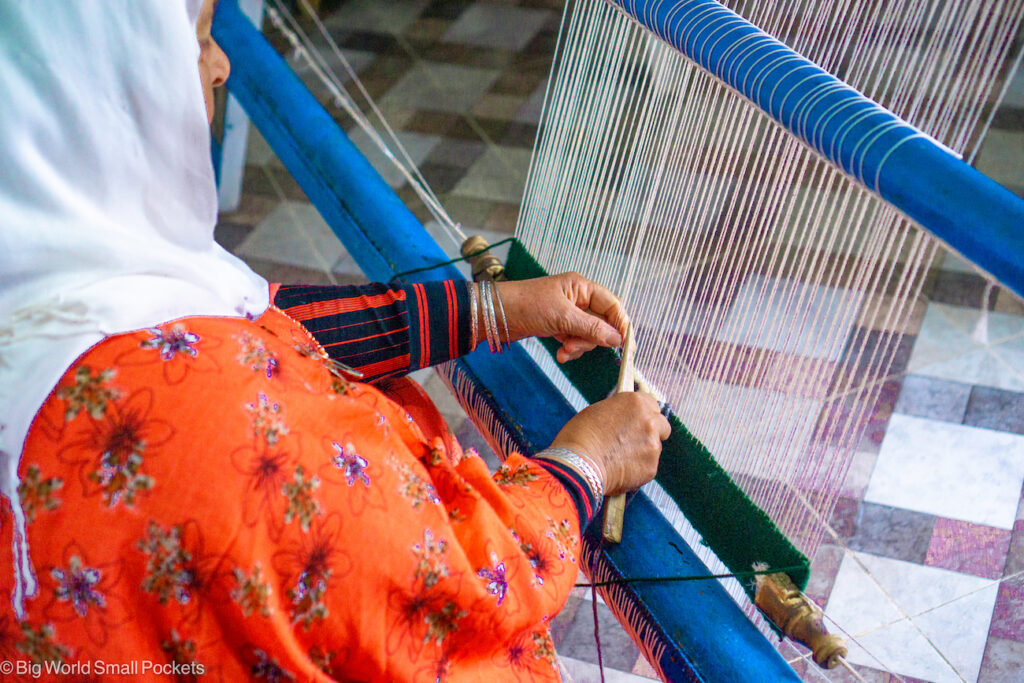 Tunisia, Siliana, Weaving