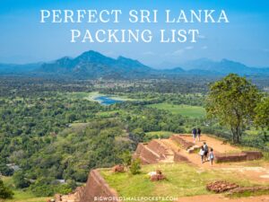 Perfect Sri Lanka Packing List