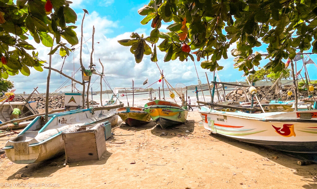 Sri Lanka, Galle, Boats