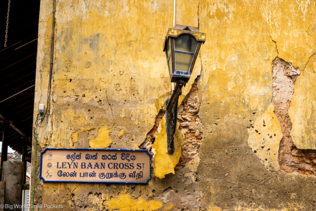 Sri Lanka, Galle, Street Lamp