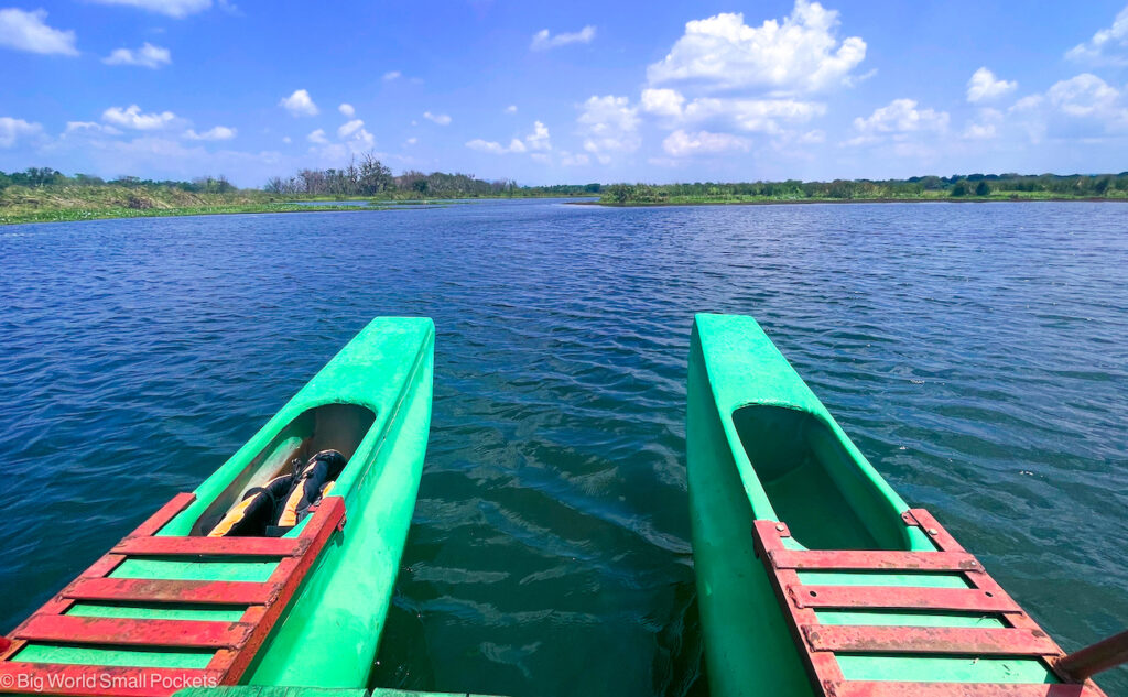 Sri Lanka, Lake, Canoe