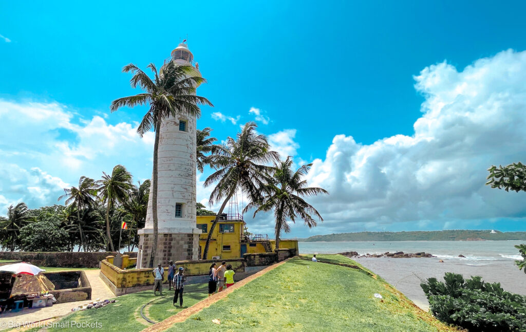 Sri Lanka, Galle Lighthouse, Palm Trees