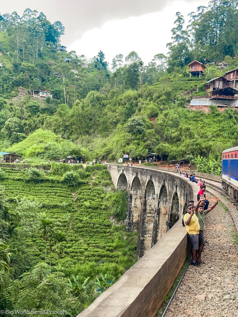 Sri Lanka, Nine Arch Bridge, Railway Track