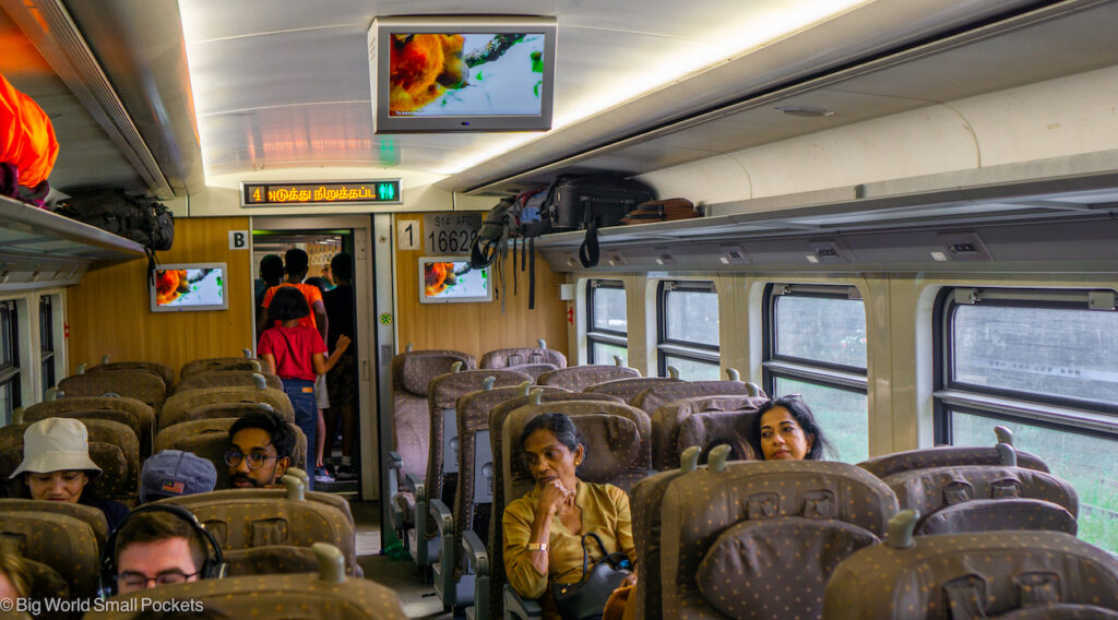Sri Lanka, Train Ride, First Class