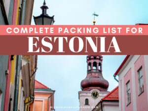 Complete Packing List for Estonia
