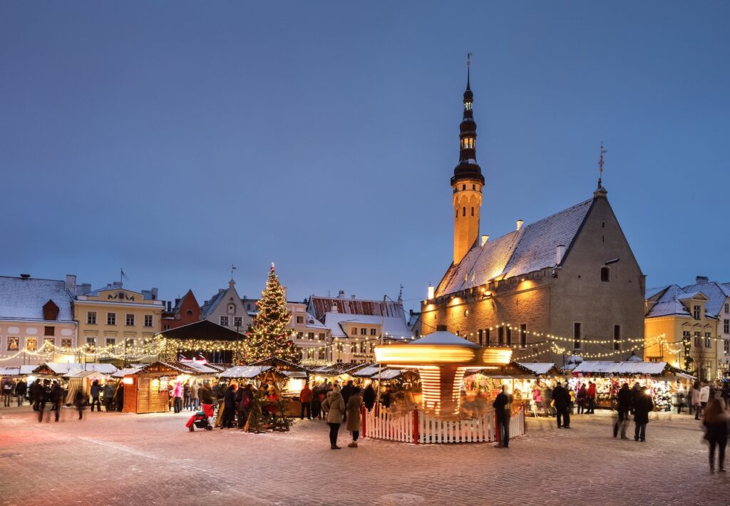 Estonia, Tallinn, Christmas Market