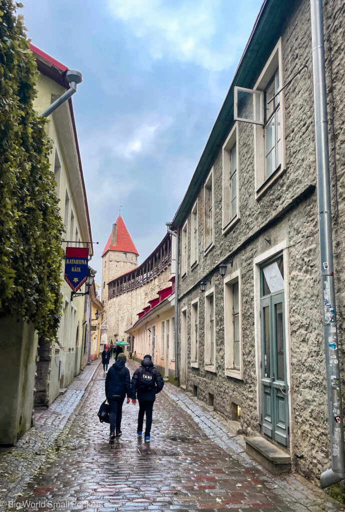 Estonia, Tallinn, Old Town Alley