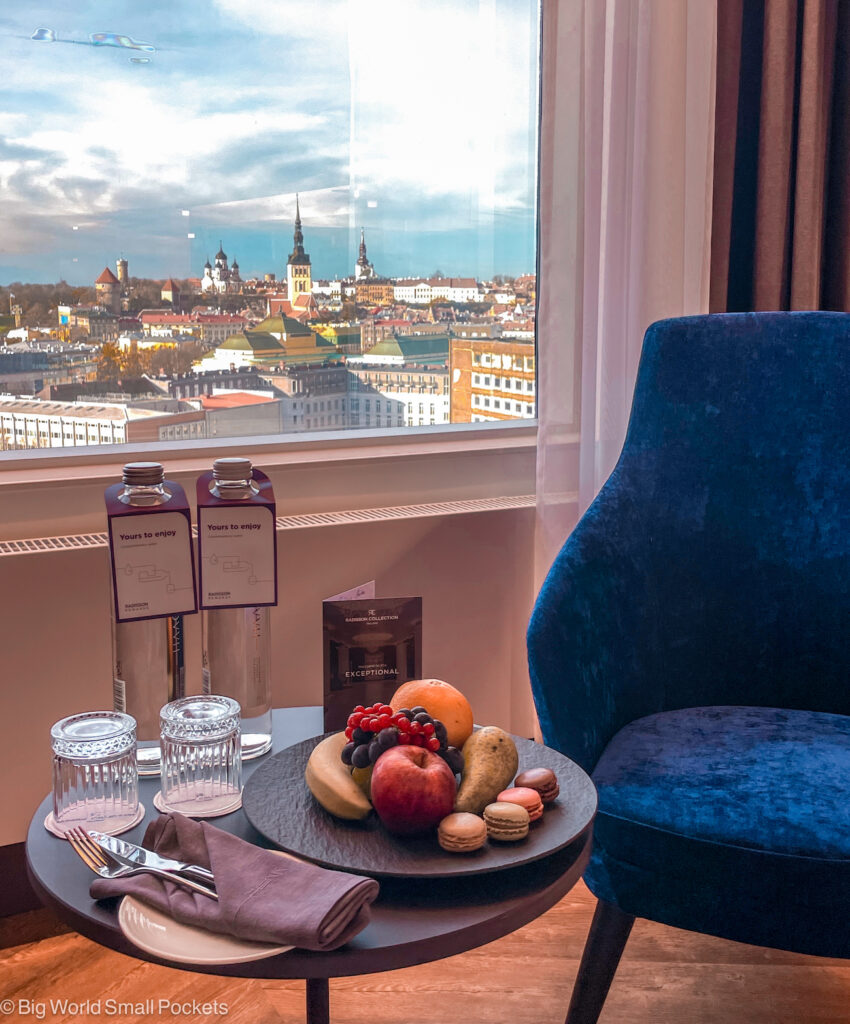 Estonia, Tallinn, Radisson Collection Hotel Bedroom View