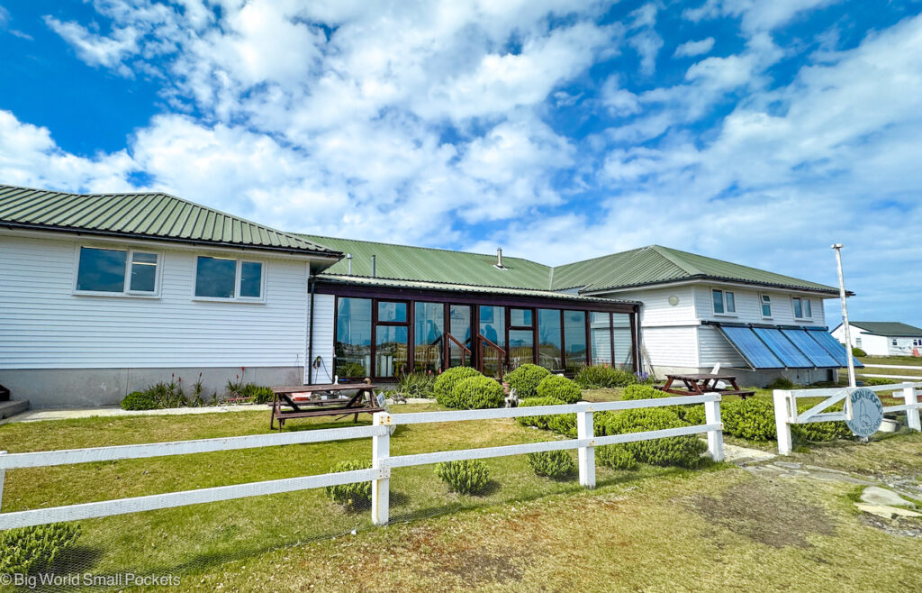 Falklands, Sea Lion Island, Lodge Exterior