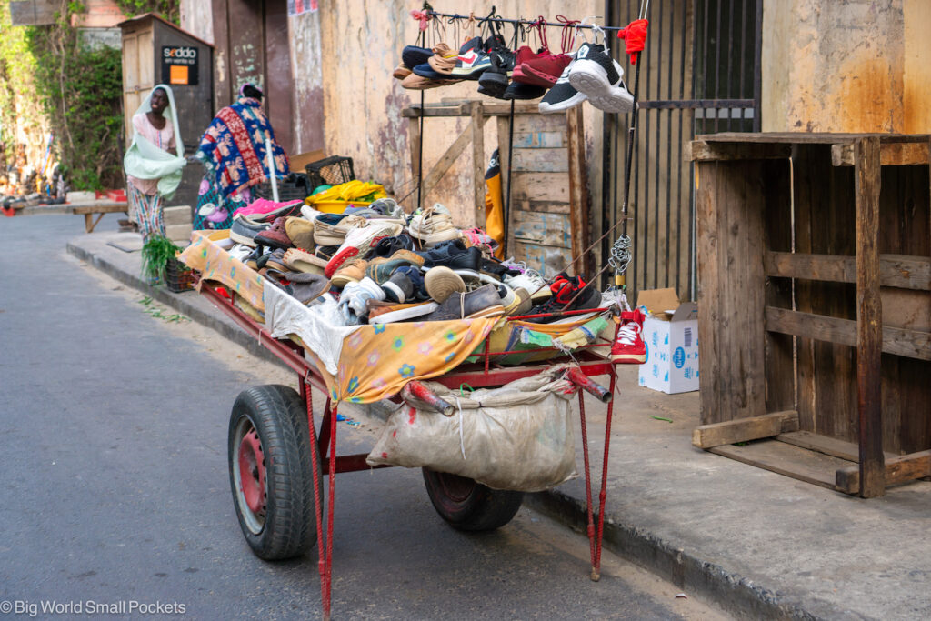 Senegal, Street, Shoe Stall