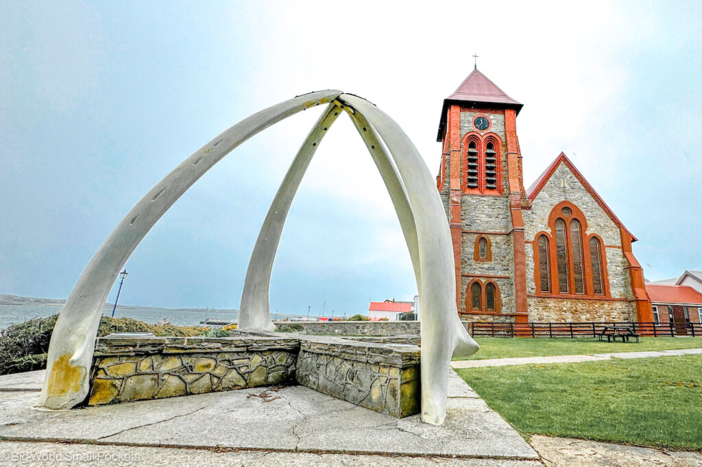 Falklands, Stanley, Whalebone Arch