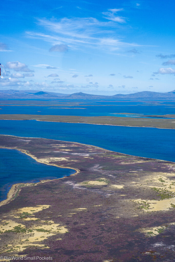 Falkland Islands, Views from FIGAS Flight, Aerial