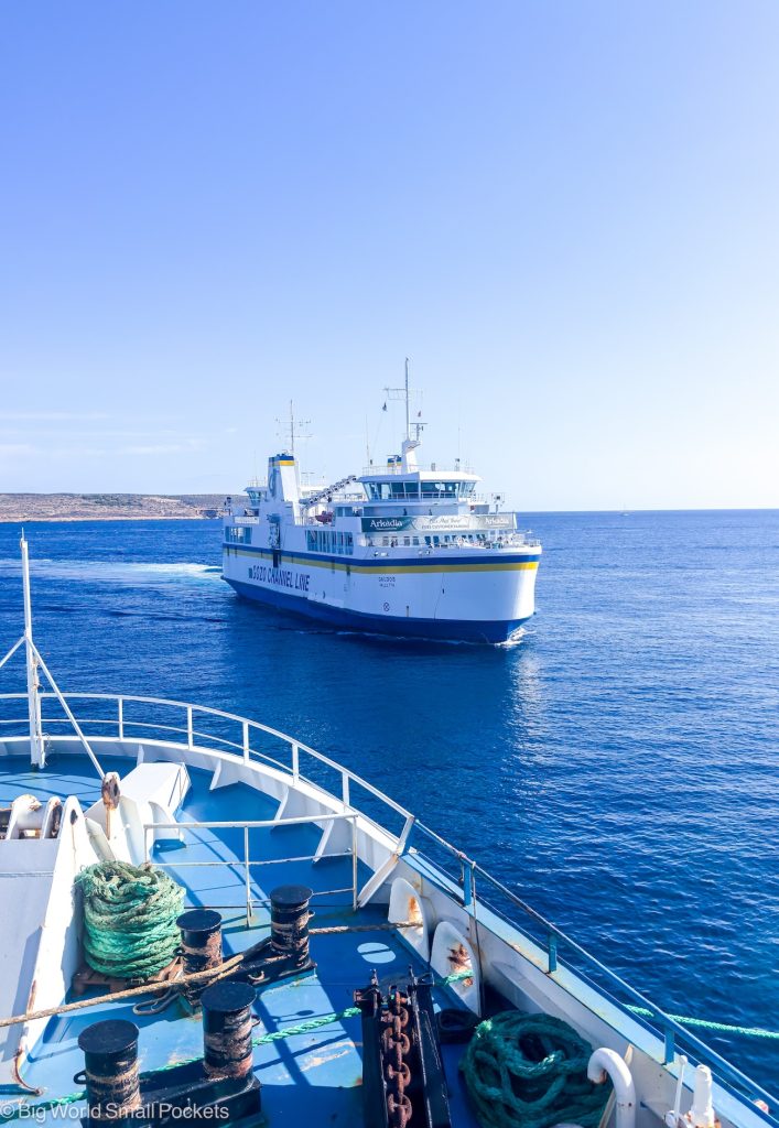 Malta, Ferry to Gozo, Gozo Channel