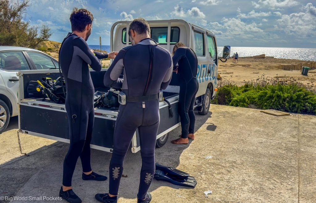 Malta, Gozo, Blue Hole Divers