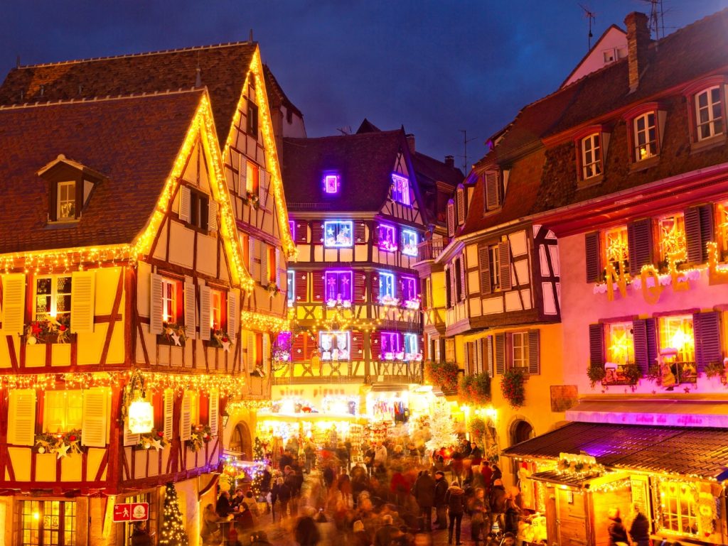 France, Strasbourg, Christmas Lights