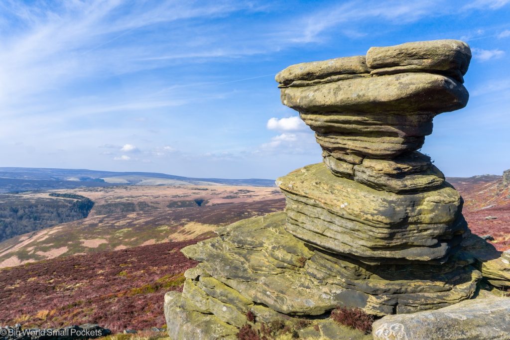 Peak District National, Park, Derwent Edge, Stones