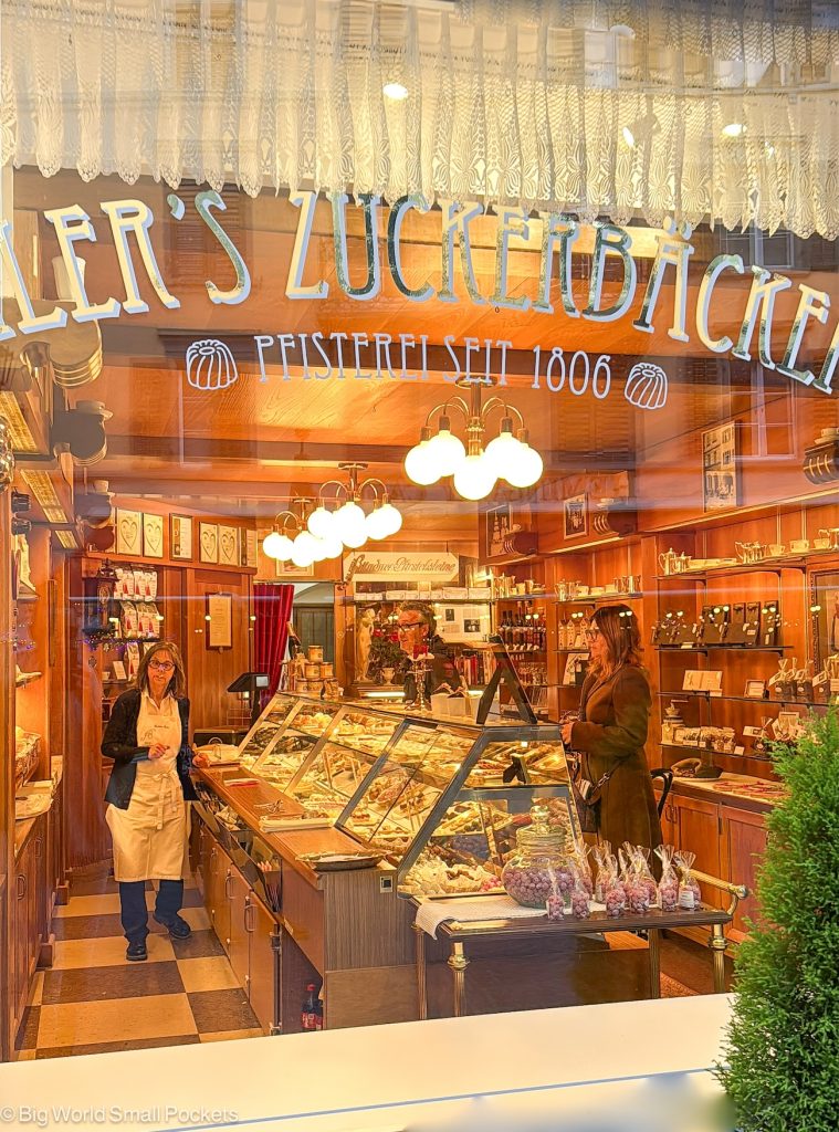Switzerland, Chur, Chocoloate Shop