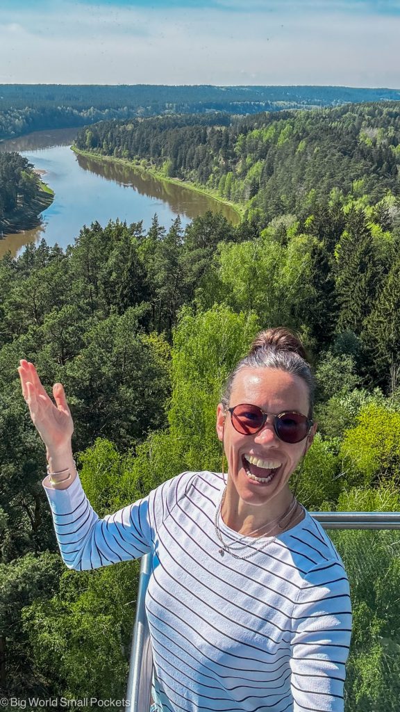 Lithuania, Birstonas, Me on Observation Tower