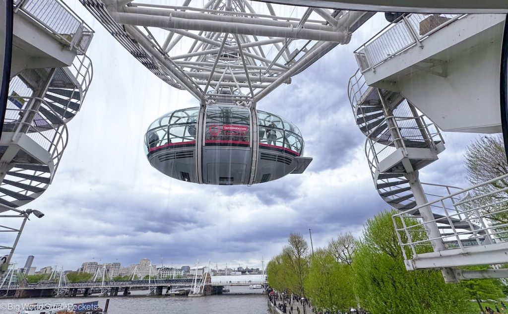 UK, London Eye, Pods on Ascent