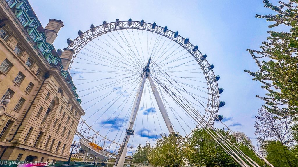 UK, London Eye, View of the Wheel