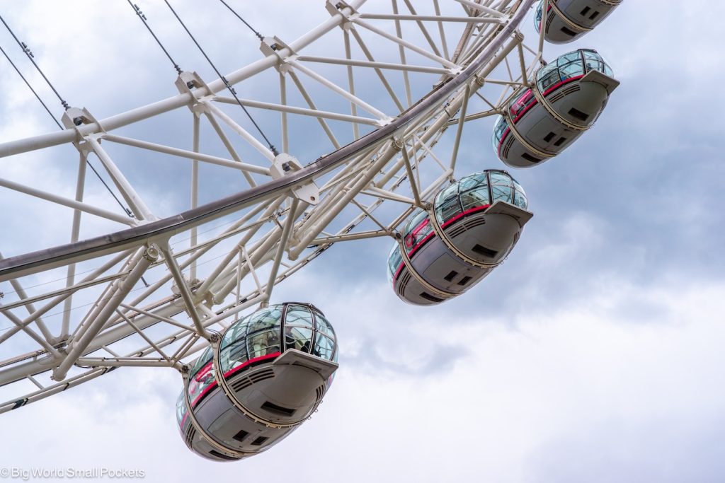 UK, London Eye, Wheel Pods