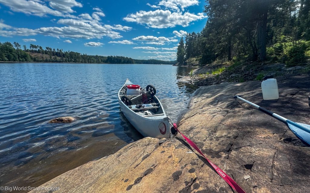 Sweden, Canoe Trip, Mooring